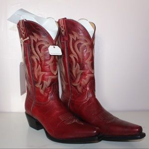 Shyanne Cowboy Red Boot Sz 9.5 NWT